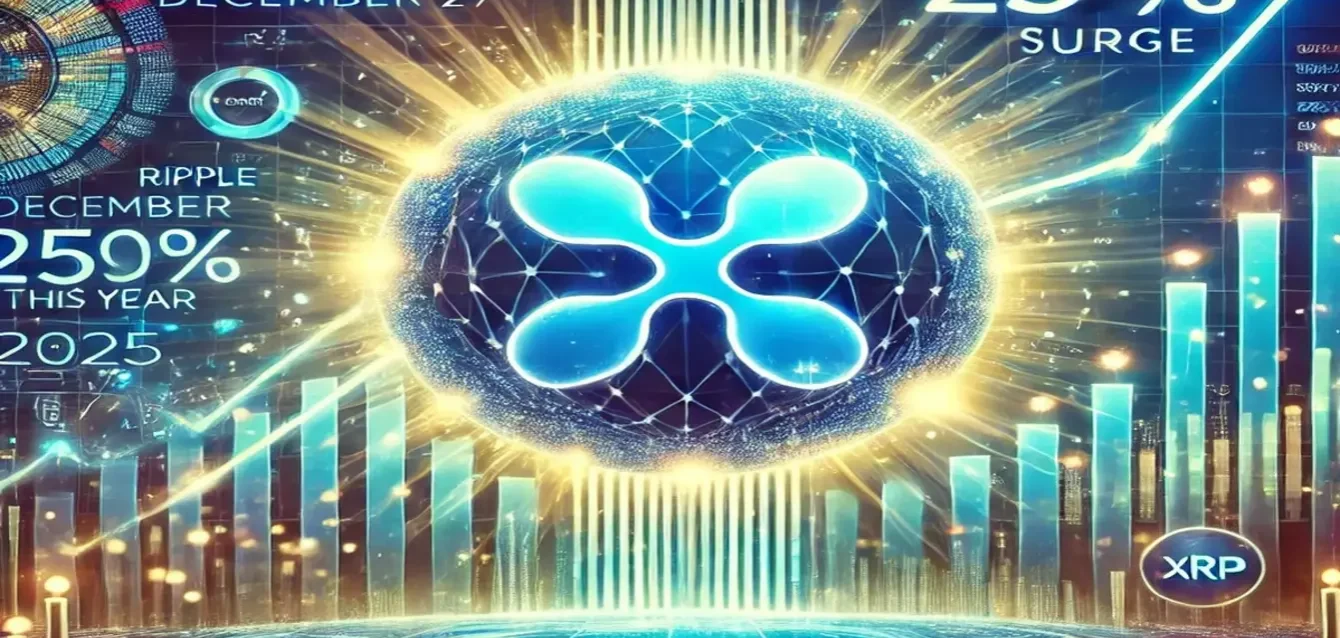 DALLC2B7E-2024-12-27-15.19.02-A-vibrant-and-futuristic-digital-illustration-focusing-on-Ripple-XRP-price-prediction-for-December-27-and-2025.-The-XRP-logo-is-prominently-displaye